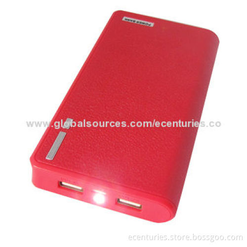 Power bank with capacities 9,000-18000mAh